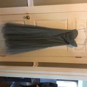 Jenny Yoo grey formal long dress